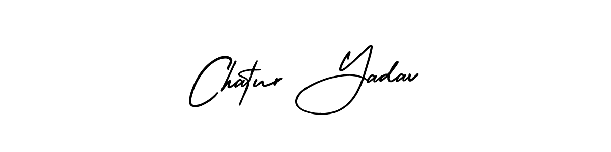This is the best signature style for the Chatur Yadav name. Also you like these signature font (AmerikaSignatureDemo-Regular). Mix name signature. Chatur Yadav signature style 3 images and pictures png
