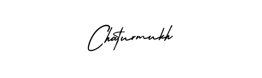How to Draw Chaturmukh signature style? AmerikaSignatureDemo-Regular is a latest design signature styles for name Chaturmukh. Chaturmukh signature style 3 images and pictures png