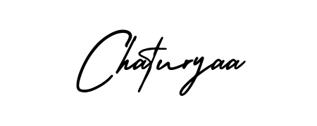 A modern signature idea for name Chaturyaa using AmerikaSignatureDemo-Regular font. Clean strokes and elegant curves make it stand out instantly. Chaturyaa signature style 3 images and pictures png