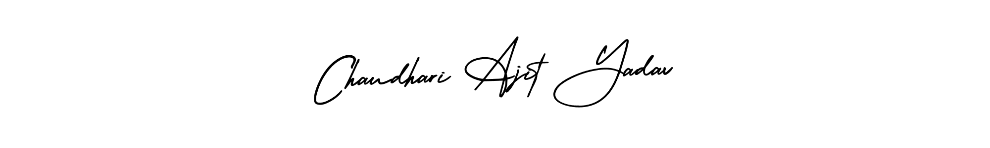 Check out images of Autograph of Chaudhari Ajit Yadav name. Actor Chaudhari Ajit Yadav Signature Style. AmerikaSignatureDemo-Regular is a professional sign style online. Chaudhari Ajit Yadav signature style 3 images and pictures png