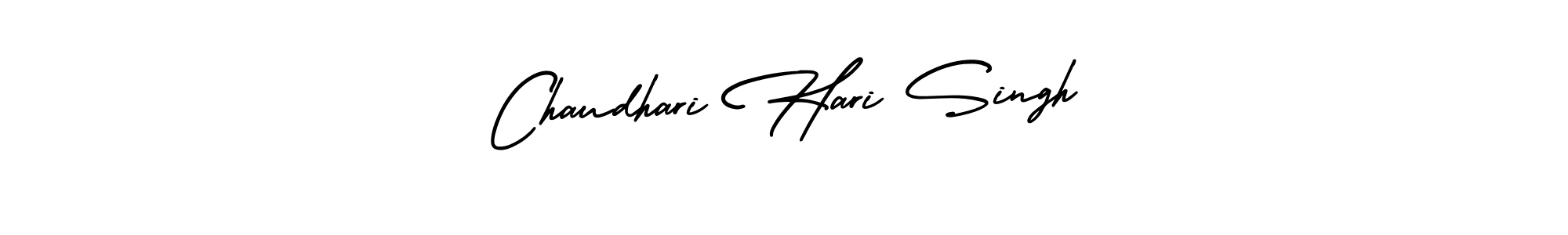 How to make Chaudhari Hari Singh name signature. Use AmerikaSignatureDemo-Regular style for creating short signs online. This is the latest handwritten sign. Chaudhari Hari Singh signature style 3 images and pictures png