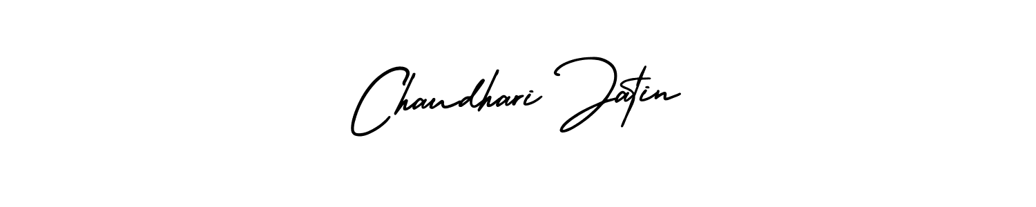 Chaudhari Jatin stylish signature style. Best Handwritten Sign (AmerikaSignatureDemo-Regular) for my name. Handwritten Signature Collection Ideas for my name Chaudhari Jatin. Chaudhari Jatin signature style 3 images and pictures png
