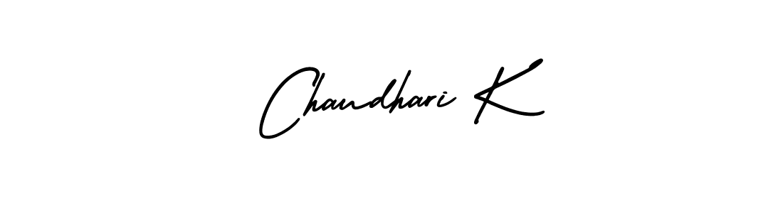 This is the best signature style for the Chaudhari K name. Also you like these signature font (AmerikaSignatureDemo-Regular). Mix name signature. Chaudhari K signature style 3 images and pictures png