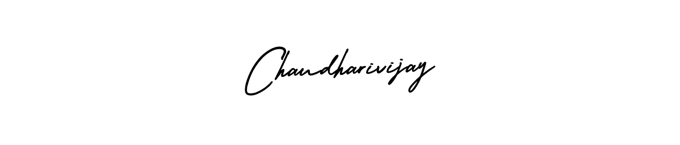 Create a beautiful signature design for name Chaudharivijay. With this signature (AmerikaSignatureDemo-Regular) fonts, you can make a handwritten signature for free. Chaudharivijay signature style 3 images and pictures png