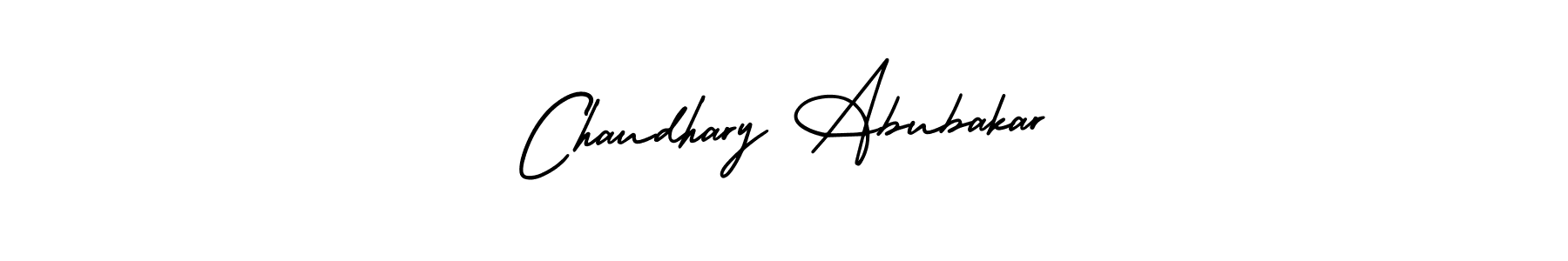 AmerikaSignatureDemo-Regular is a professional signature style that is perfect for those who want to add a touch of class to their signature. It is also a great choice for those who want to make their signature more unique. Get Chaudhary Abubakar name to fancy signature for free. Chaudhary Abubakar signature style 3 images and pictures png