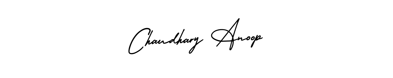 How to make Chaudhary Anoop signature? AmerikaSignatureDemo-Regular is a professional autograph style. Create handwritten signature for Chaudhary Anoop name. Chaudhary Anoop signature style 3 images and pictures png