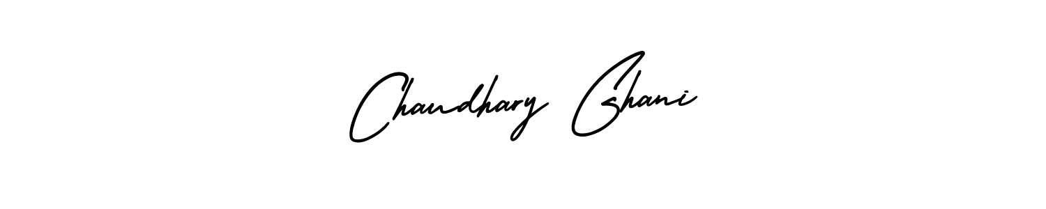 You should practise on your own different ways (AmerikaSignatureDemo-Regular) to write your name (Chaudhary Ghani) in signature. don't let someone else do it for you. Chaudhary Ghani signature style 3 images and pictures png