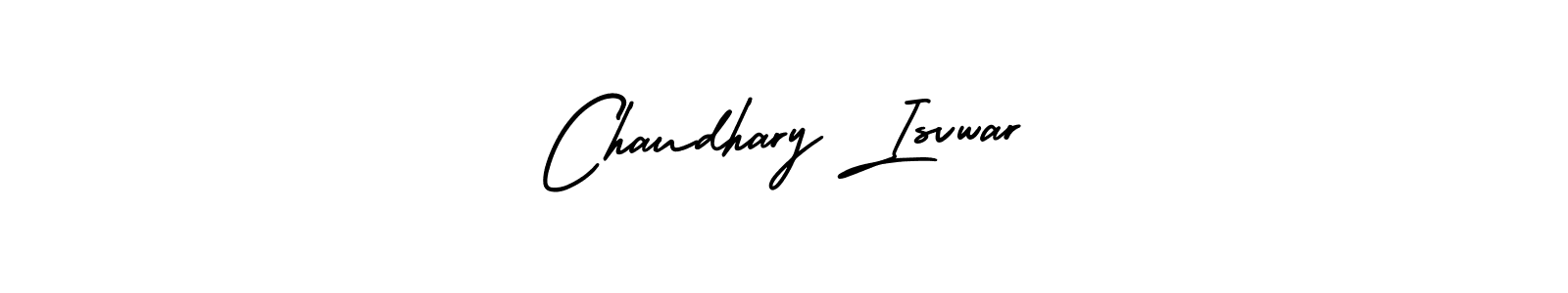 This is the best signature style for the Chaudhary Isvwar name. Also you like these signature font (AmerikaSignatureDemo-Regular). Mix name signature. Chaudhary Isvwar signature style 3 images and pictures png