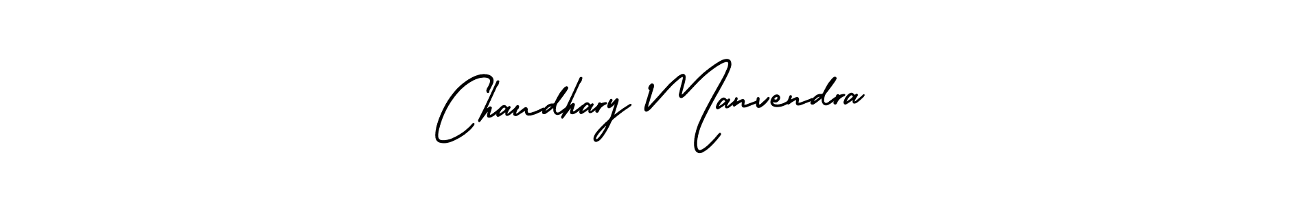 It looks lik you need a new signature style for name Chaudhary Manvendra. Design unique handwritten (AmerikaSignatureDemo-Regular) signature with our free signature maker in just a few clicks. Chaudhary Manvendra signature style 3 images and pictures png