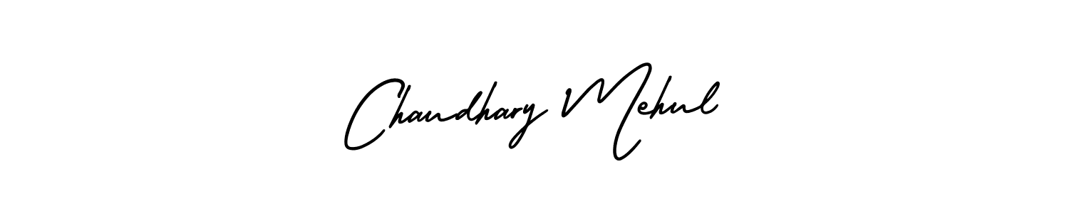 Use a signature maker to create a handwritten signature online. With this signature software, you can design (AmerikaSignatureDemo-Regular) your own signature for name Chaudhary Mehul. Chaudhary Mehul signature style 3 images and pictures png
