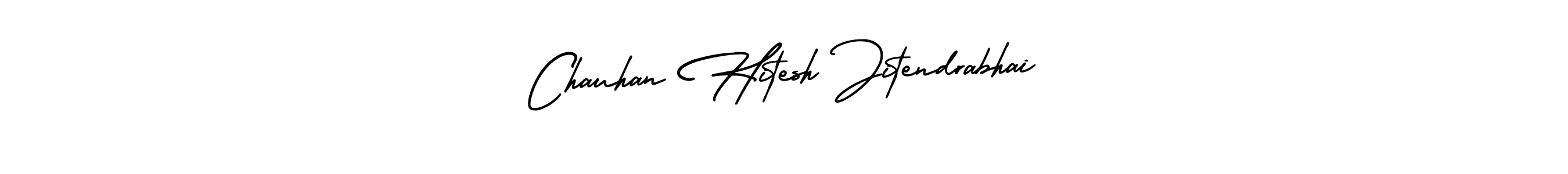 Also You can easily find your signature by using the search form. We will create Chauhan Hitesh Jitendrabhai name handwritten signature images for you free of cost using AmerikaSignatureDemo-Regular sign style. Chauhan Hitesh Jitendrabhai signature style 3 images and pictures png