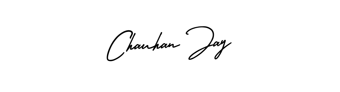 Also You can easily find your signature by using the search form. We will create Chauhan Jay name handwritten signature images for you free of cost using AmerikaSignatureDemo-Regular sign style. Chauhan Jay signature style 3 images and pictures png