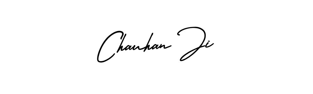 Make a beautiful signature design for name Chauhan Ji. Use this online signature maker to create a handwritten signature for free. Chauhan Ji signature style 3 images and pictures png