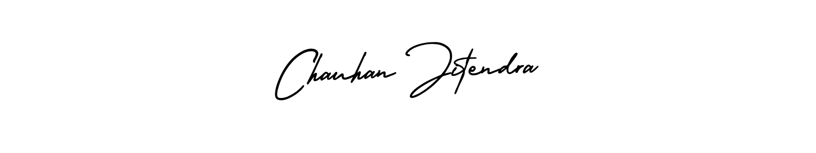 Create a beautiful signature design for name Chauhan Jitendra. With this signature (AmerikaSignatureDemo-Regular) fonts, you can make a handwritten signature for free. Chauhan Jitendra signature style 3 images and pictures png