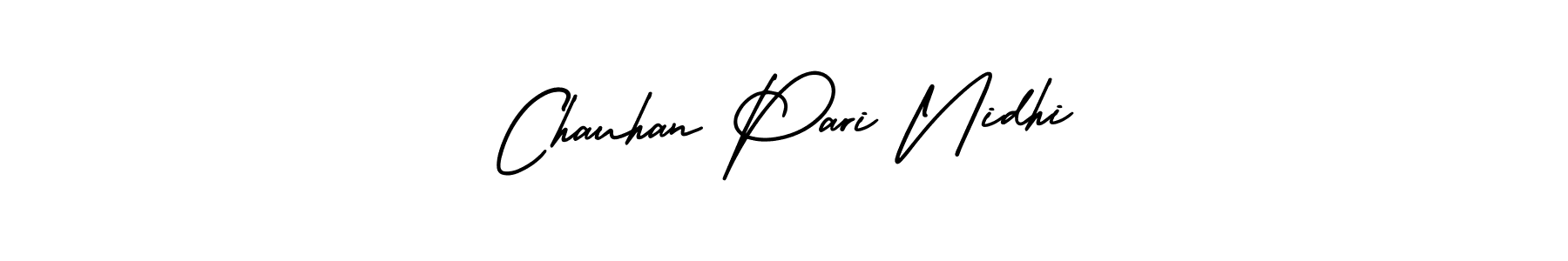 Also we have Chauhan Pari Nidhi name is the best signature style. Create professional handwritten signature collection using AmerikaSignatureDemo-Regular autograph style. Chauhan Pari Nidhi signature style 3 images and pictures png