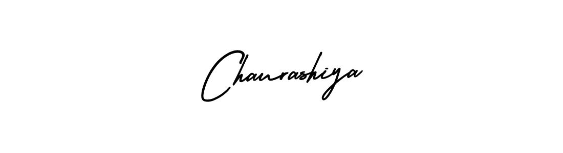 How to make Chaurashiya name signature. Use AmerikaSignatureDemo-Regular style for creating short signs online. This is the latest handwritten sign. Chaurashiya signature style 3 images and pictures png