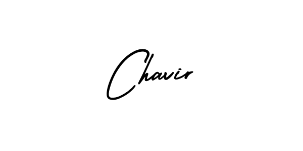 Chavir stylish signature style. Best Handwritten Sign (AmerikaSignatureDemo-Regular) for my name. Handwritten Signature Collection Ideas for my name Chavir. Chavir signature style 3 images and pictures png
