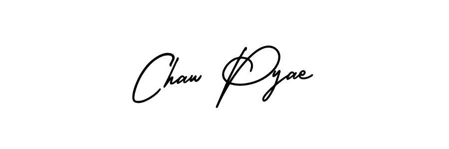 Make a short Chaw Pyae signature style. Manage your documents anywhere anytime using AmerikaSignatureDemo-Regular. Create and add eSignatures, submit forms, share and send files easily. Chaw Pyae signature style 3 images and pictures png