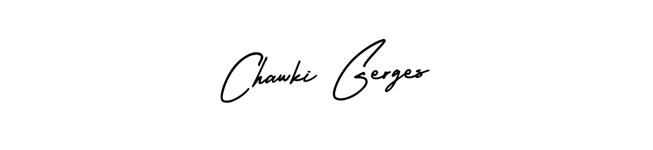 Similarly AmerikaSignatureDemo-Regular is the best handwritten signature design. Signature creator online .You can use it as an online autograph creator for name Chawki Gerges. Chawki Gerges signature style 3 images and pictures png