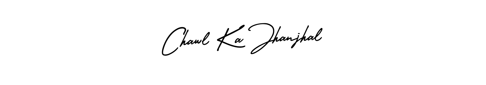 Design your own signature with our free online signature maker. With this signature software, you can create a handwritten (AmerikaSignatureDemo-Regular) signature for name Chawl Ka Jhanjhal. Chawl Ka Jhanjhal signature style 3 images and pictures png