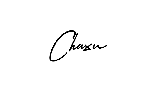 How to make Chaxu name signature. Use AmerikaSignatureDemo-Regular style for creating short signs online. This is the latest handwritten sign. Chaxu signature style 3 images and pictures png