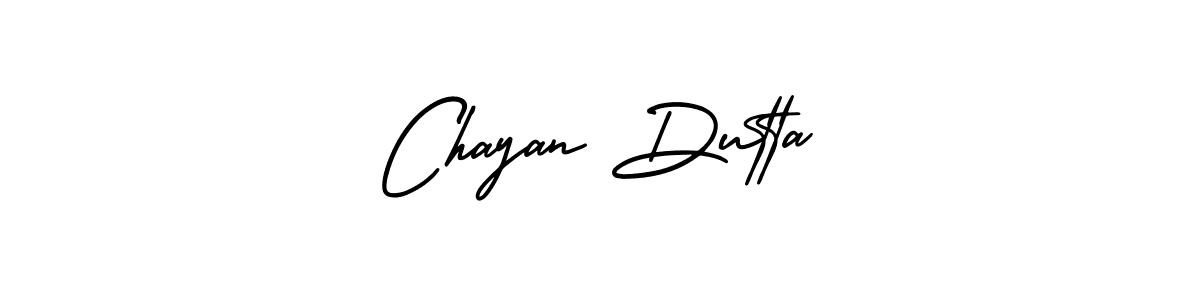 How to make Chayan Dutta name signature. Use AmerikaSignatureDemo-Regular style for creating short signs online. This is the latest handwritten sign. Chayan Dutta signature style 3 images and pictures png