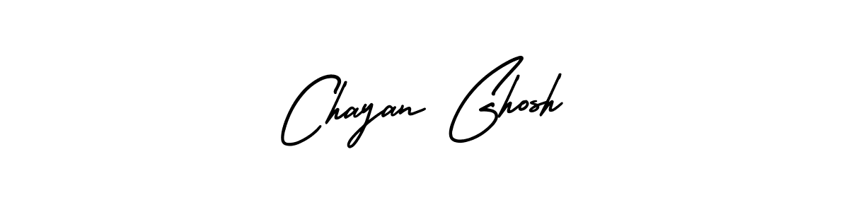 The best way (AmerikaSignatureDemo-Regular) to make a short signature is to pick only two or three words in your name. The name Chayan Ghosh include a total of six letters. For converting this name. Chayan Ghosh signature style 3 images and pictures png