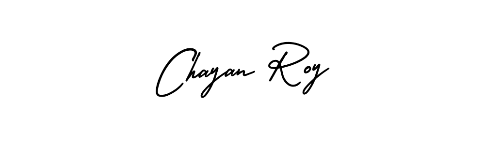 Design your own signature with our free online signature maker. With this signature software, you can create a handwritten (AmerikaSignatureDemo-Regular) signature for name Chayan Roy. Chayan Roy signature style 3 images and pictures png
