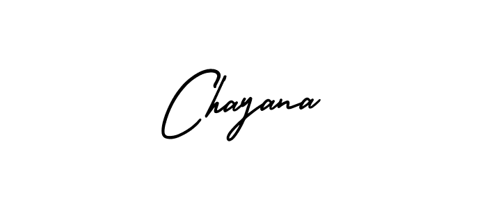 Chayana stylish signature style. Best Handwritten Sign (AmerikaSignatureDemo-Regular) for my name. Handwritten Signature Collection Ideas for my name Chayana. Chayana signature style 3 images and pictures png