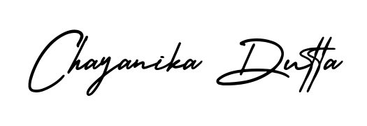 You should practise on your own different ways (AmerikaSignatureDemo-Regular) to write your name (Chayanika Dutta) in signature. Don't let someone else do it for you. Chayanika Dutta signature style 3 images and pictures png