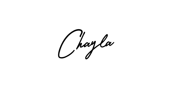 It looks lik you need a new signature style for name Chayla. Design unique handwritten (AmerikaSignatureDemo-Regular) signature with our free signature maker in just a few clicks. Chayla signature style 3 images and pictures png