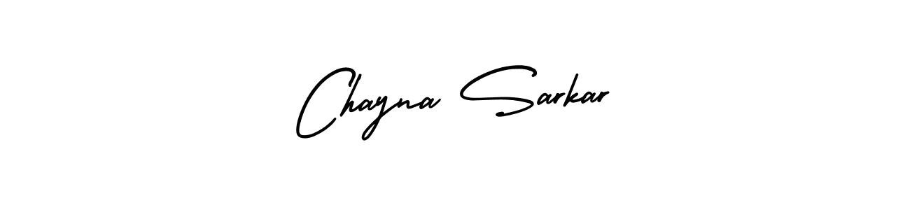 Create a beautiful signature design for name Chayna Sarkar. With this signature (AmerikaSignatureDemo-Regular) fonts, you can make a handwritten signature for free. Chayna Sarkar signature style 3 images and pictures png