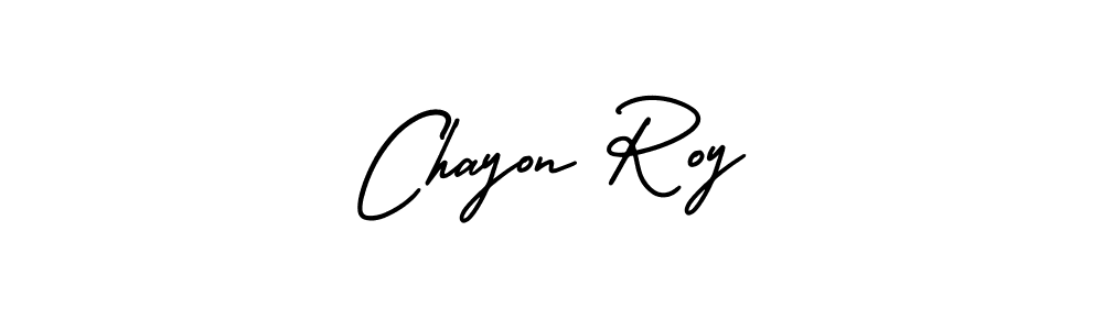 Chayon Roy stylish signature style. Best Handwritten Sign (AmerikaSignatureDemo-Regular) for my name. Handwritten Signature Collection Ideas for my name Chayon Roy. Chayon Roy signature style 3 images and pictures png