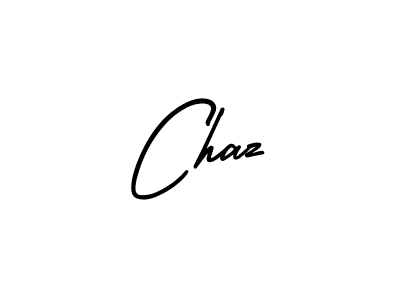 Create a beautiful signature design for name Chaz. With this signature (AmerikaSignatureDemo-Regular) fonts, you can make a handwritten signature for free. Chaz signature style 3 images and pictures png