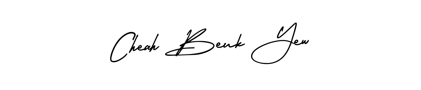 Make a short Cheah Beuk Yew signature style. Manage your documents anywhere anytime using AmerikaSignatureDemo-Regular. Create and add eSignatures, submit forms, share and send files easily. Cheah Beuk Yew signature style 3 images and pictures png