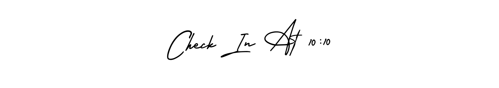 Check In At 10:10 stylish signature style. Best Handwritten Sign (AmerikaSignatureDemo-Regular) for my name. Handwritten Signature Collection Ideas for my name Check In At 10:10. Check In At 10:10 signature style 3 images and pictures png