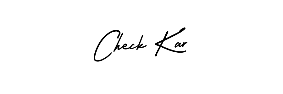 Similarly AmerikaSignatureDemo-Regular is the best handwritten signature design. Signature creator online .You can use it as an online autograph creator for name Check Kar. Check Kar signature style 3 images and pictures png