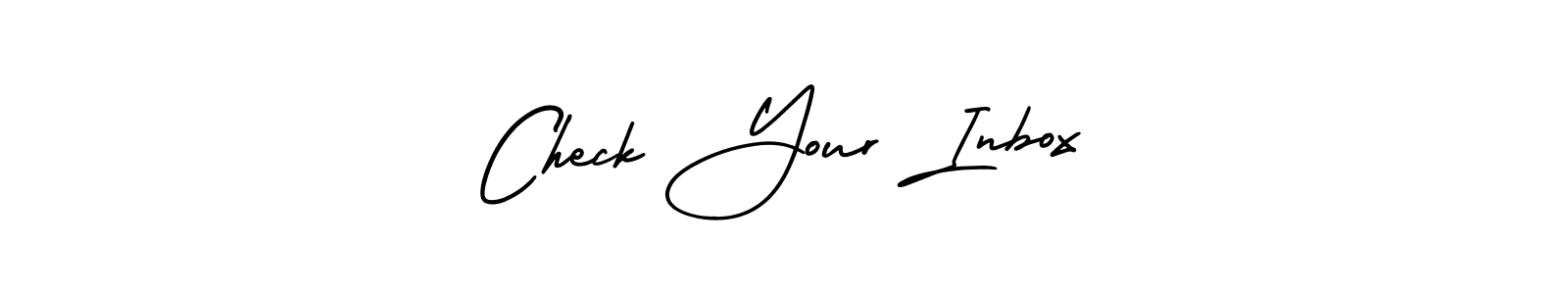 Check out images of Autograph of Check Your Inbox name. Actor Check Your Inbox Signature Style. AmerikaSignatureDemo-Regular is a professional sign style online. Check Your Inbox signature style 3 images and pictures png