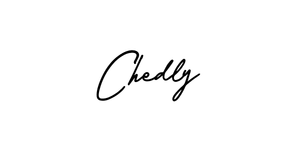 You should practise on your own different ways (AmerikaSignatureDemo-Regular) to write your name (Chedly) in signature. don't let someone else do it for you. Chedly signature style 3 images and pictures png