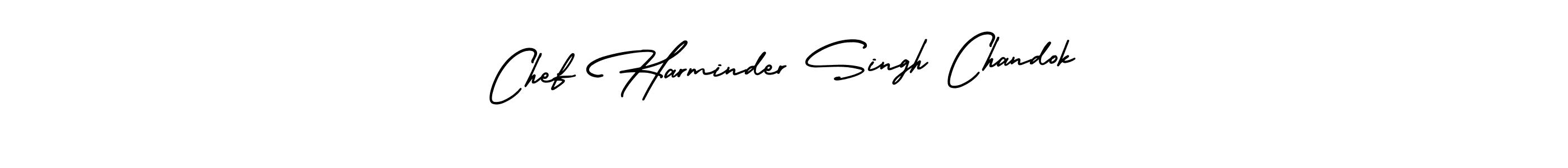 How to Draw Chef Harminder Singh Chandok signature style? AmerikaSignatureDemo-Regular is a latest design signature styles for name Chef Harminder Singh Chandok. Chef Harminder Singh Chandok signature style 3 images and pictures png