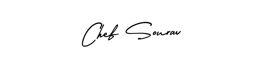 How to Draw Chef Sourav signature style? AmerikaSignatureDemo-Regular is a latest design signature styles for name Chef Sourav. Chef Sourav signature style 3 images and pictures png