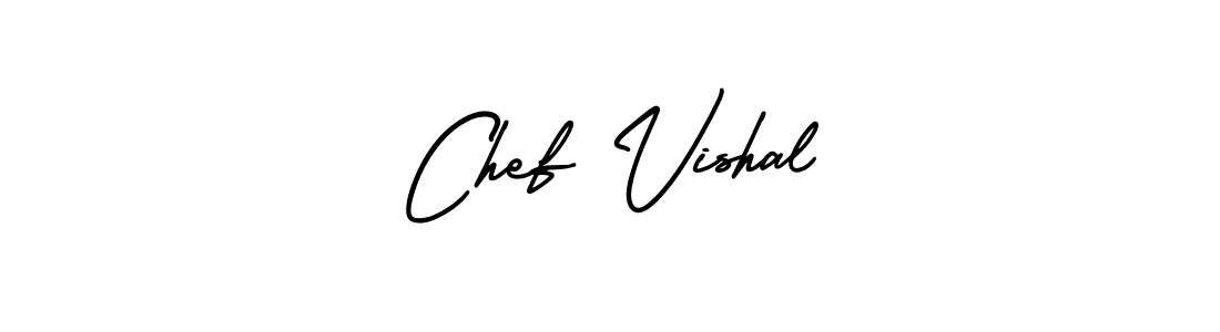 Also we have Chef Vishal name is the best signature style. Create professional handwritten signature collection using AmerikaSignatureDemo-Regular autograph style. Chef Vishal signature style 3 images and pictures png
