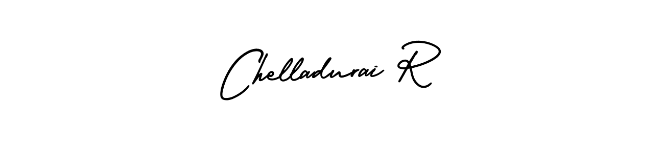 This is the best signature style for the Chelladurai R name. Also you like these signature font (AmerikaSignatureDemo-Regular). Mix name signature. Chelladurai R signature style 3 images and pictures png