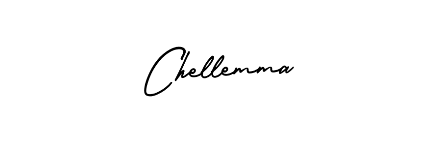Make a beautiful signature design for name Chellemma. With this signature (AmerikaSignatureDemo-Regular) style, you can create a handwritten signature for free. Chellemma signature style 3 images and pictures png