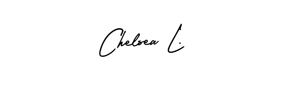 AmerikaSignatureDemo-Regular is a professional signature style that is perfect for those who want to add a touch of class to their signature. It is also a great choice for those who want to make their signature more unique. Get Chelsea L. name to fancy signature for free. Chelsea L. signature style 3 images and pictures png