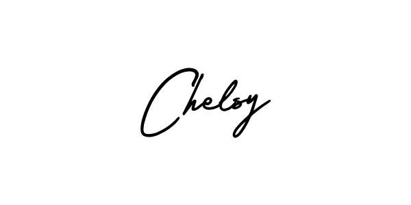 Use a signature maker to create a handwritten signature online. With this signature software, you can design (AmerikaSignatureDemo-Regular) your own signature for name Chelsy. Chelsy signature style 3 images and pictures png