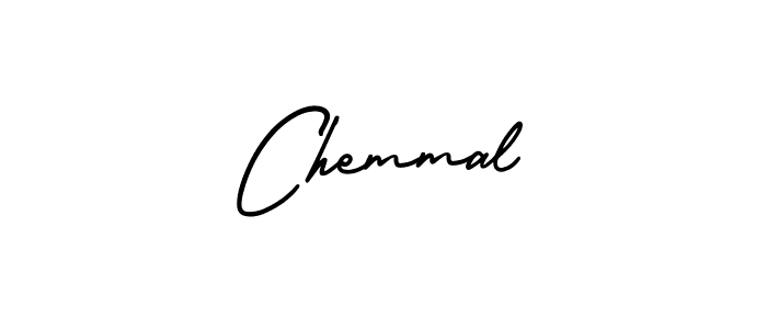 Make a beautiful signature design for name Chemmal. With this signature (AmerikaSignatureDemo-Regular) style, you can create a handwritten signature for free. Chemmal signature style 3 images and pictures png