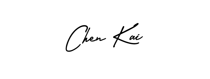 Chen Kai stylish signature style. Best Handwritten Sign (AmerikaSignatureDemo-Regular) for my name. Handwritten Signature Collection Ideas for my name Chen Kai. Chen Kai signature style 3 images and pictures png