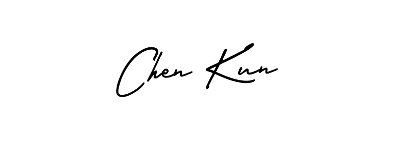 AmerikaSignatureDemo-Regular is a professional signature style that is perfect for those who want to add a touch of class to their signature. It is also a great choice for those who want to make their signature more unique. Get Chen Kun name to fancy signature for free. Chen Kun signature style 3 images and pictures png