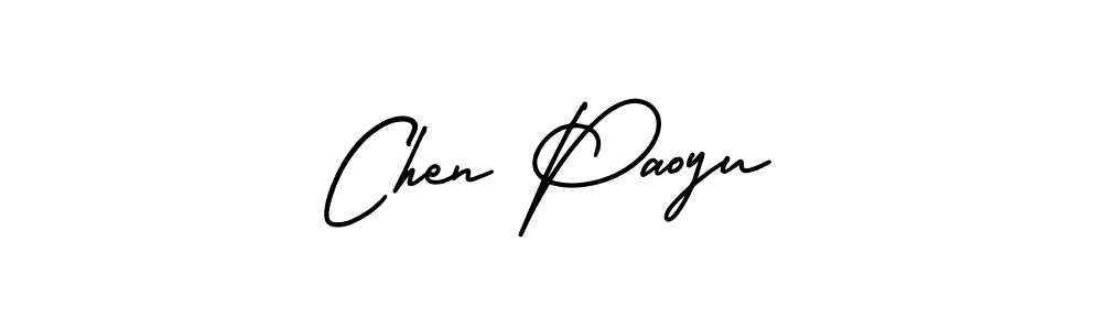 Also we have Chen Paoyu name is the best signature style. Create professional handwritten signature collection using AmerikaSignatureDemo-Regular autograph style. Chen Paoyu signature style 3 images and pictures png
